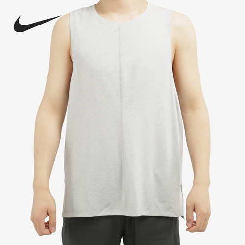 Nike/耐克正品 YOGA 男子透气圆领瑜伽运动无袖背心 BV4037