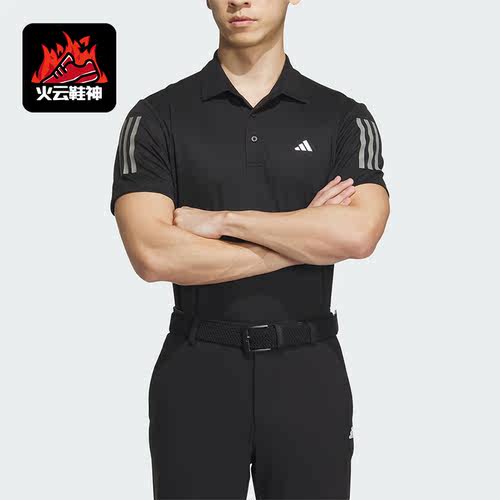 Adidas/阿迪达斯正品SLEEVE 3男士高尔夫运动翻领POLO衫IN6629