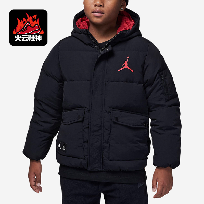 耐克正品大童保暖运动羽绒服