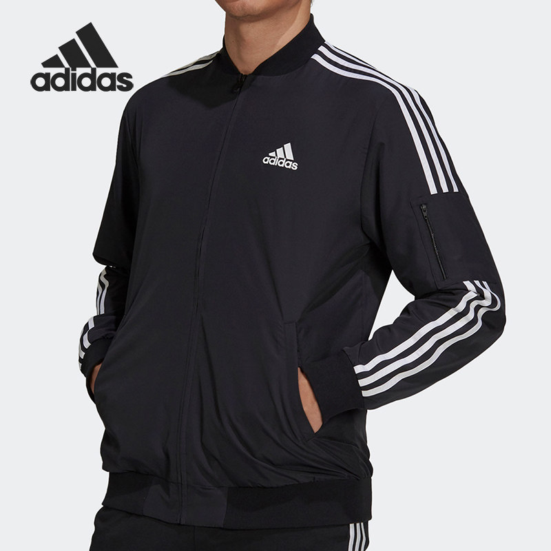 Adidas/阿迪达斯正品空军男子休闲运动防风梭织棒球外套GV5254