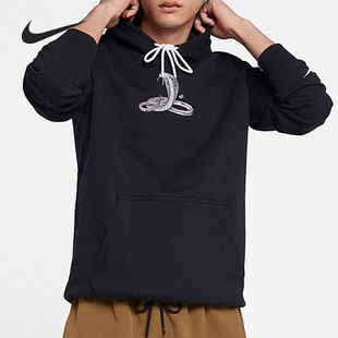 Nike/耐克AF1男子加绒连帽休闲运动卫衣套头衫CJ1788-010
