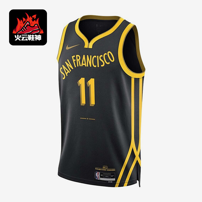 Nike/耐克正品2023新款男子金州勇士队篮球运动背心DX8502