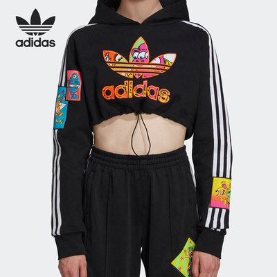 Adidas/阿迪达斯正品三叶草JEREMY SCOTT女子透气运动卫衣H53361