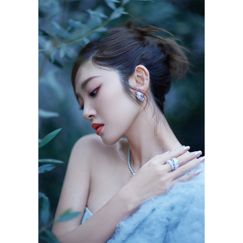 唐艺昕高清超大海报定制墙贴写真相纸挂画无框画隋唐演义加油爱人