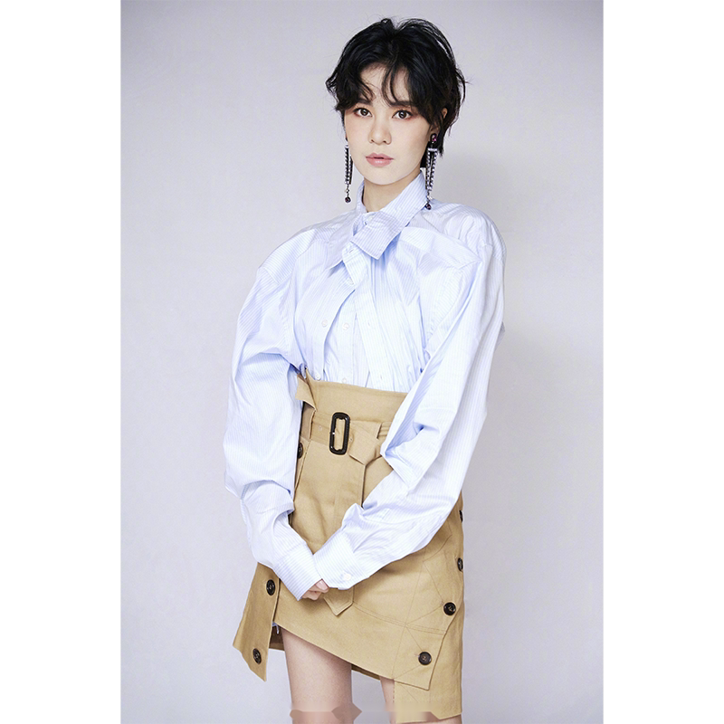 郁可唯高清大海报定制墙贴写真相纸挂画歌手生活很美十年如烟美女