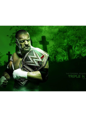 HHH海报定做Triple H摔跤壁纸相纸高清WWE无框画相框挂画写真22