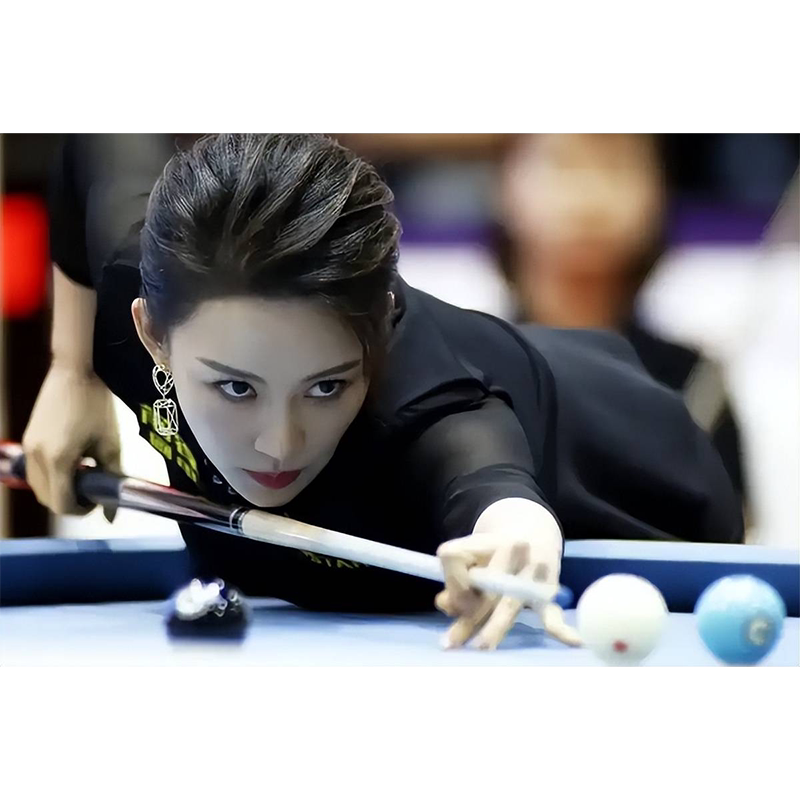 潘晓婷高清大海报定制墙贴写真相纸挂画无框画台球斯诺克九球图9