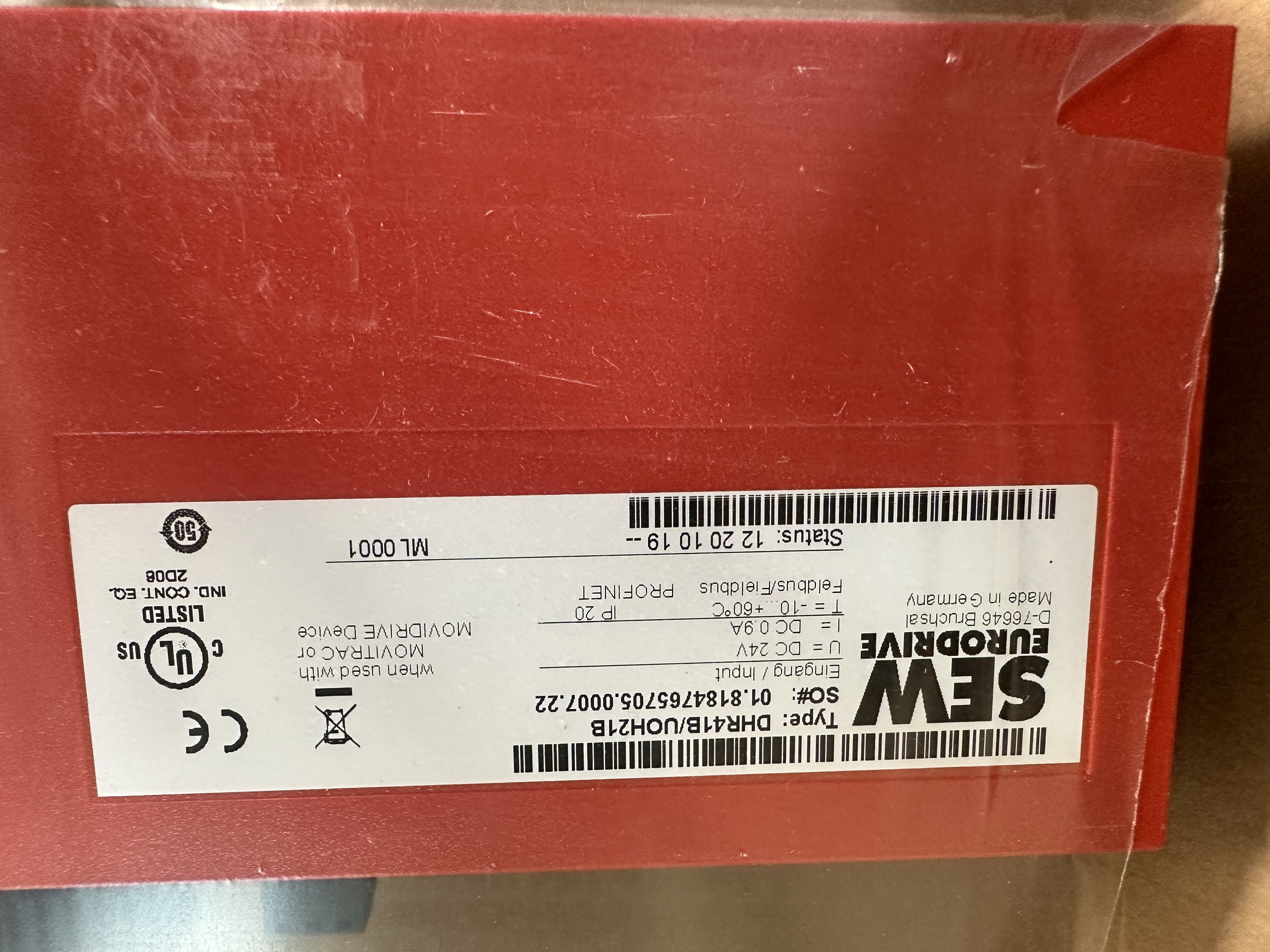 SEW通讯模块 通讯卡DHR41B/UOH21B全新原装。议价