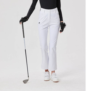 BG秋冬高腰加绒长裤高尔夫服装女士显瘦透气弹力韩版速干GOLF裤子
