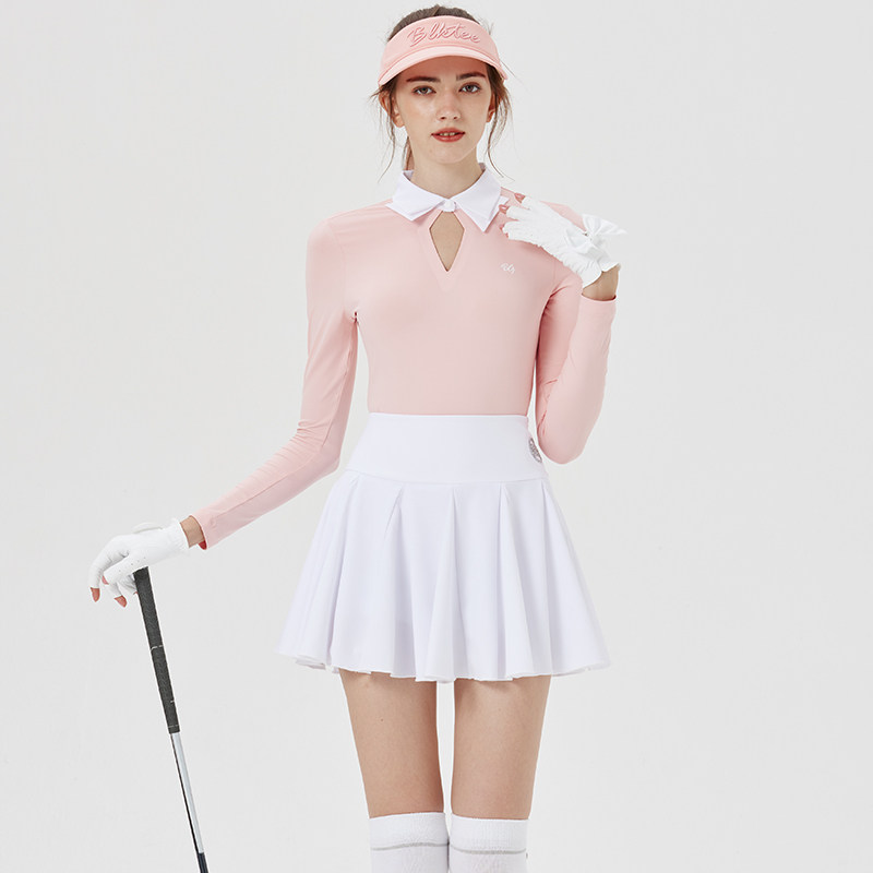 BG高尔夫女装服装女上衣长袖短裙套装修身运动golf时尚高端秋冬韩