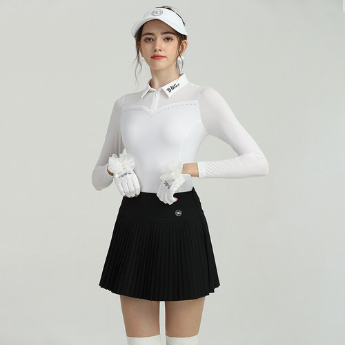 BG高尔夫服装女冰丝长袖