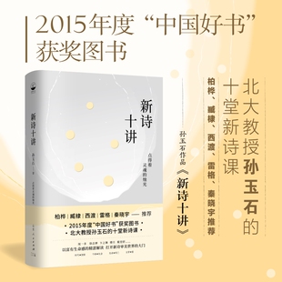 正版|新诗十讲孙玉石著 北大十堂中国新诗课 闻一多徐志摩戴望舒现代诗歌散文欣赏书籍 深入挖掘中国新诗所传达的隐喻意向美学思想