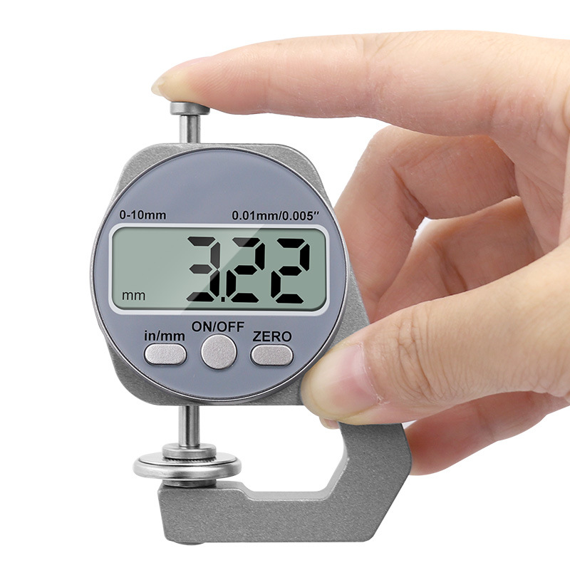 0-10mm electronic thickness gauge数显测厚规 袖珍纸张数显测厚