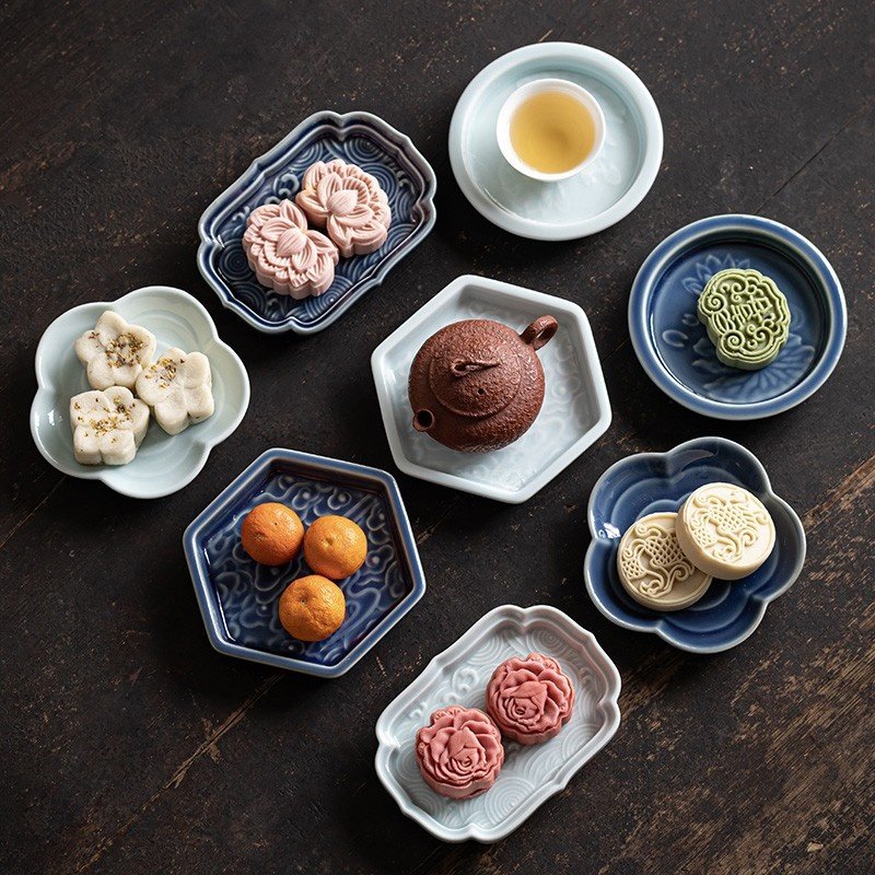 陶瓷供佛托盘干果碟中式茶点盘糕点盘喜饼水果盘点心盘订婚台摆盘,餐饮具,果盆/果盘/果篮,淘宝优惠券,粉丝福利购,淘宝优惠卷