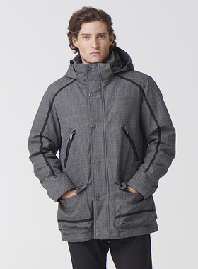 RUNNING RIVER奔流 男款白鸭绒羽绒服 冬季 时尚派克保暖B1988