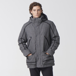 RUNNING RIVER奔流 男款白鸭绒羽绒服 冬季 时尚派克保暖B1988