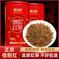 正宗信阳红茶2025新茶 蜜香型红茶叶小嫩芽高香耐泡工夫红茶250g
