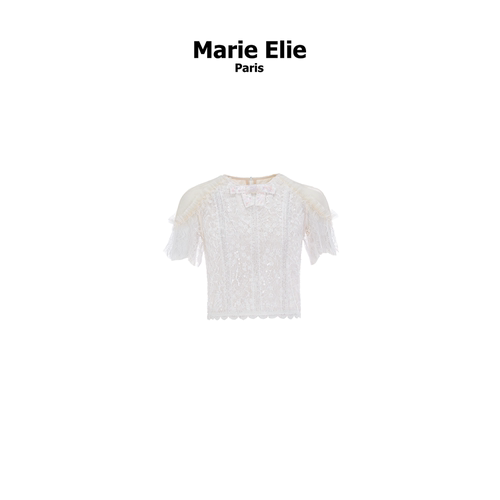Marie Elie【海岛拾贝】钉珠上衣ETAE04D00522