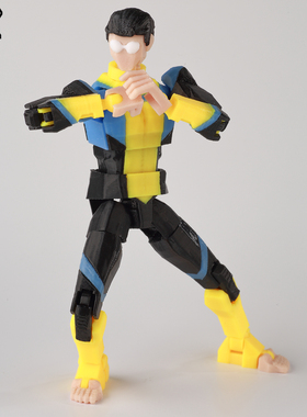 9L3D多关节可动无敌少侠统领马克手办泰坦 13人偶DIY免拼模型礼物