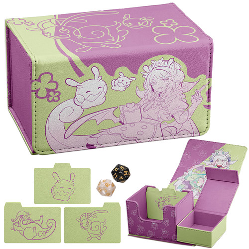 游戏王龙女仆-育婴龙女卡牌盒宝可梦万智牌MTG PTCG DTCG收纳卡盒