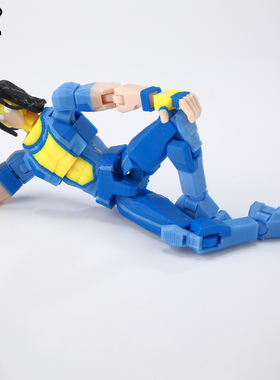 9L3D多关节可动无敌少侠战争手套长发马克动画版人偶拼装爆款必买