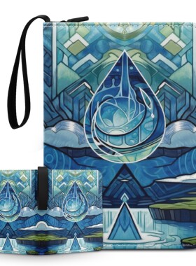 万智牌卡册球星卡片收藏册大容量A4拉链活页卡片收纳册九宫格卡册