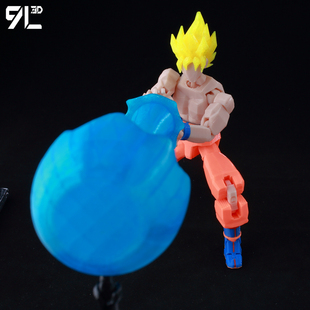 正版9L3D龙珠悟空长发超赛多关节可动手办模型摆件幸运13新年礼物