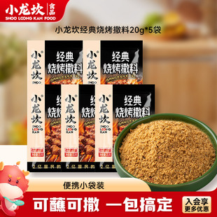 小龙坎经典 5袋干碟蘸料火锅野外露营串串调料料 烧烤撒料20g