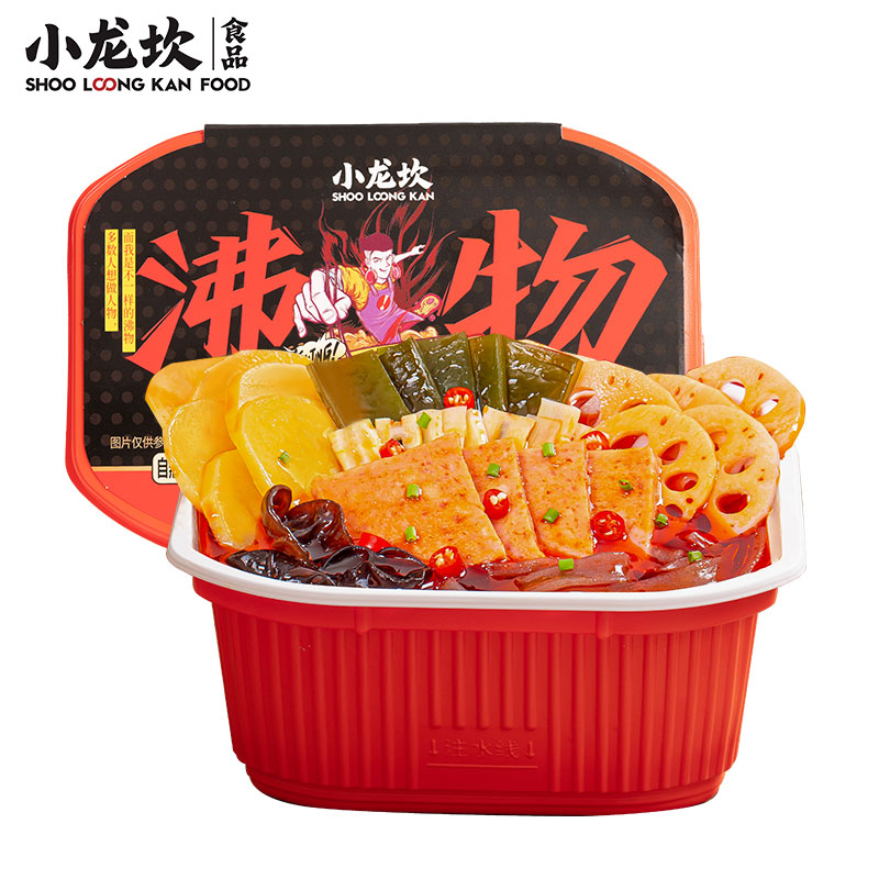 OEM：小龙坎沸腾麻辣（午餐肉）方便火锅390g*12盒