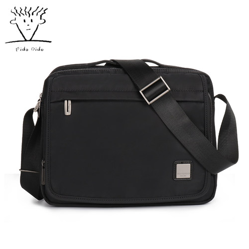 菲都狄都新款防水牛津布休闲男包