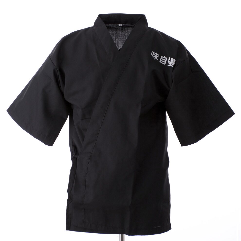 新款味自慢纹日韩寿司料理日式厨师工衣男女制服上装工作服