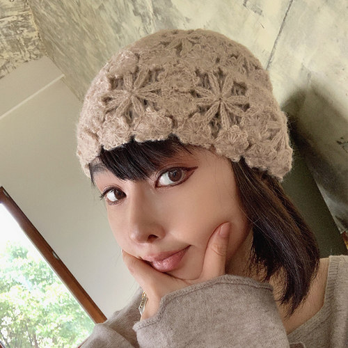 毛线勾花帽子价格 毛线勾花帽子图片 星期三