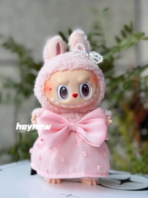 晒晒夏日娃衣17cm马卡龙坐坐派对前方高能mokoko搪胶挂件换装