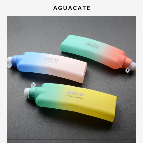 AGUACATE跑步水壶男女运动水袋软水壶户外马拉松水杯便携越野壶