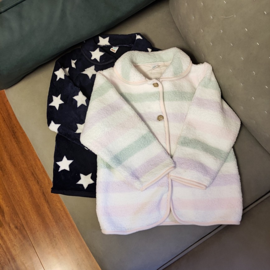 外贸日单儿童加绒家居服上衣