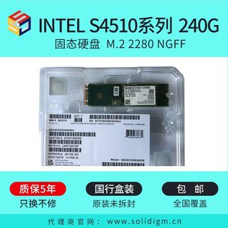 Intel/英特尔 S4510系列 240G M.2 22880 NGFF 企业级固态硬盘SSD