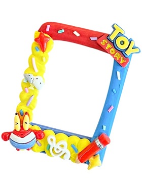 高颜值磁吸小相框摆台框架奶油胶diy材料包手工新款卡通简约玩具