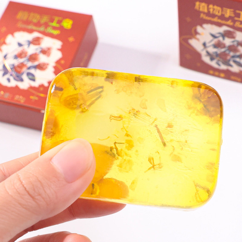 跨境专供植物系列玫瑰茉莉系列精油皂洁面保湿控油沐浴手工 皂批