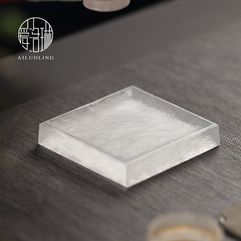 爱洛琳 茶道手工古法琉璃壶承 茶壶覆古隔热垫茶托 托茶垫创意果