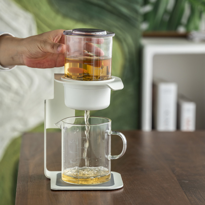 新中式茶饮泡茶机玻璃自动泡茶器 办公室懒人泡茶神器咖啡冷萃壶
