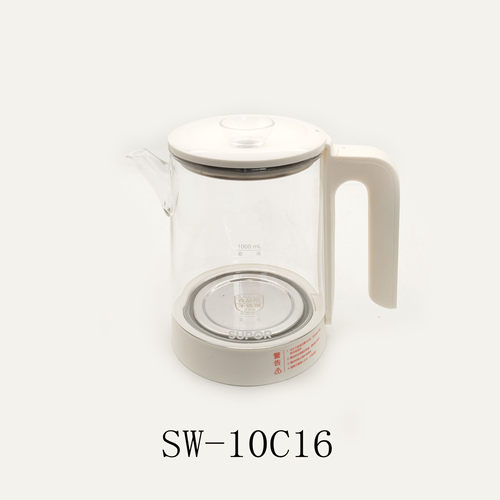 适配苏泊尔养生壶配件SW-10C16加热玻璃壶1升自动上水壶组件