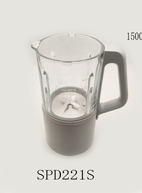 适配苏泊尔破壁机配件SPD221S/SPT201S加热玻璃杯组件1.5升