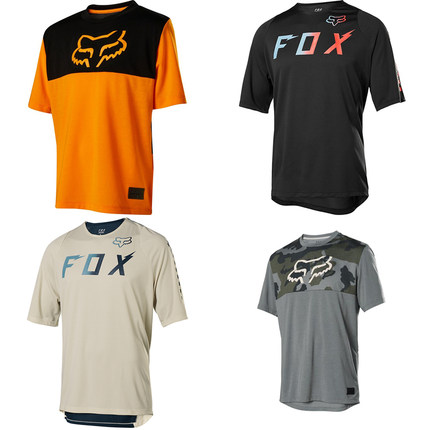 FOX新品速干速降服T恤男夏季山地车赛车越野服网眼透气运动服定制