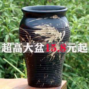 特大粗陶多肉法师花盆老桩月季兰花植物陶瓷紫砂高盆鱼尾加厚陶罐