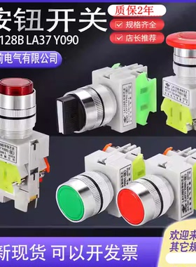上海永前电器LA128B淳博按钮开关LA160B2 IEC 337 10A Y090 LAY37