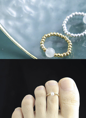 礼物复古可调节韩版性感脚趾环