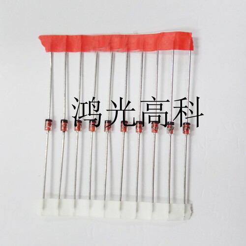 HGK 直插稳压二极管 1W 1N4734A 5.6V IN4734 玻璃管 稳压管 50个