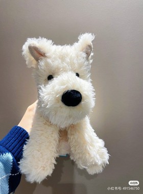 英国Jellycat正品西高地包包犬门罗苏格兰梗猎狐梗毛绒雪纳瑞柯基