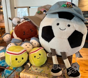 JELLYCAT棒球高尔夫球网球羽毛球篮球足球乒乓球挂件毛绒玩具