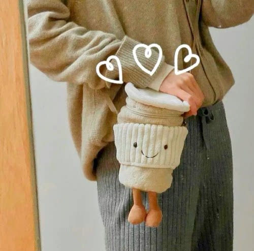jellycat咖啡杯包包jellycat